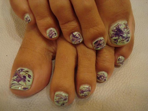 Aug-2011 nail n toes design